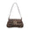 Medium Hard PU Suitcase with Leopard Print and Three Dimensional Pocket - Leopard Coffee