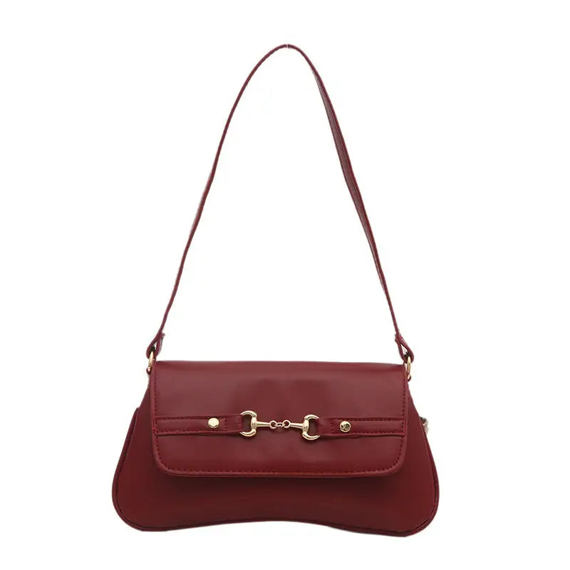 Medium Hard PU Suitcase with Leopard Print and Three Dimensional Pocket - Red