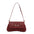 Medium Hard PU Suitcase with Leopard Print and Three Dimensional Pocket - Red