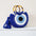 Medium Nylon Suitcase with Three Dimensional Pockets and Beach Bag - Blue Big Eye