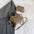 Medium PU Bucket Bag with Stitching and Multiple Pockets - Khaki