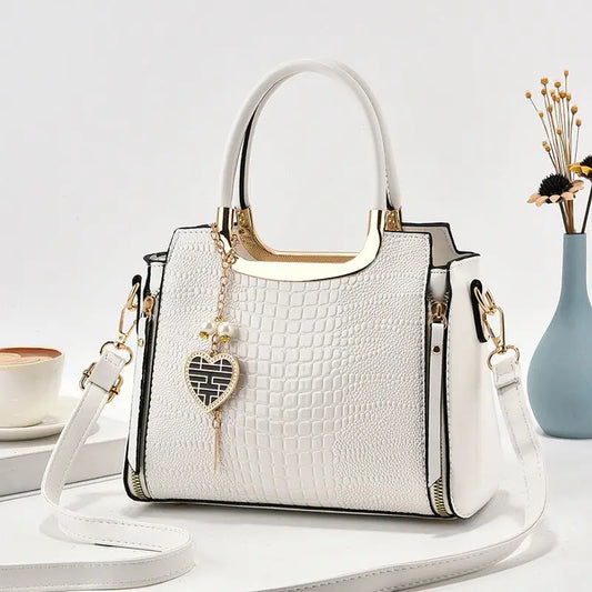 Medium PU Bucket Bag with Zipper and Multiple Color Options