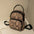 Medium PU Business Travel Bag with Three-Dimensional Pocket - Serpentine Pink
