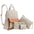 Medium PU Daily Competition Bag with Three-Dimensional Pocket - White