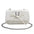 Medium PU Flap Shoulder Bag with Multiple Compartments - White