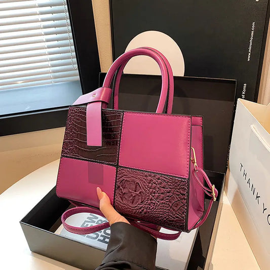Medium PU Leather Women’s Crossbody Bag with Outer Slit Pocket