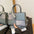 Medium PU Leather Women’s Crossbody Bag with Outer Slit Pocket - Gray