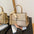 Medium PU Leather Women’s Crossbody Bag with Outer Slit Pocket - Khaki