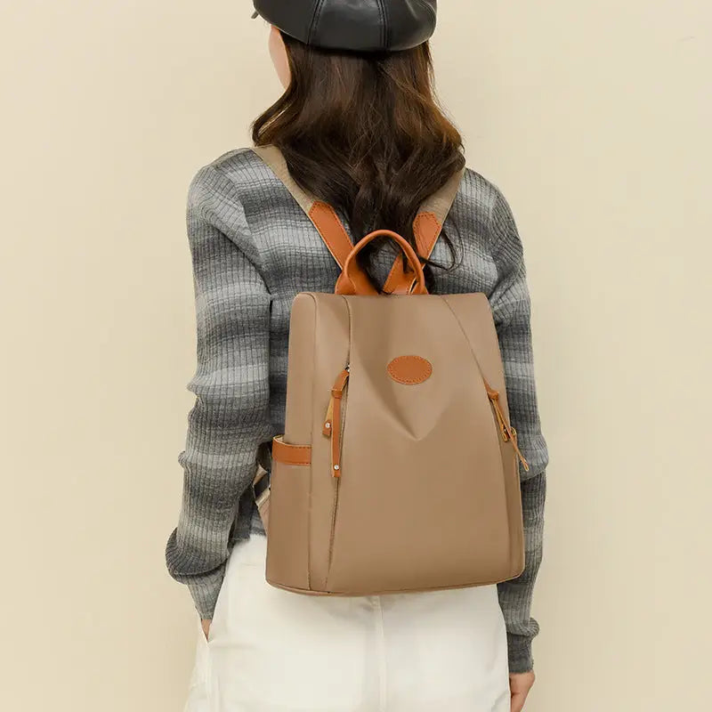 Medium PU Shoulder Bag with Multiple Pockets and Breathable Lining
