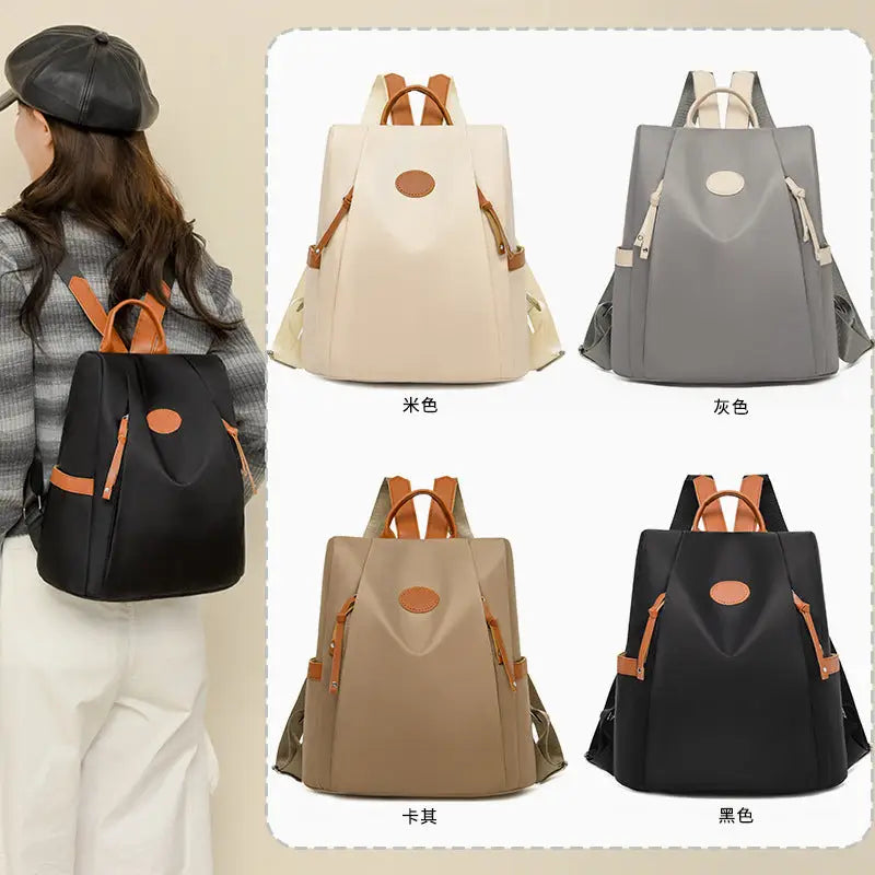 Medium PU Shoulder Bag with Multiple Pockets and Breathable Lining