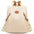 Medium PU Shoulder Bag with Multiple Pockets and Breathable Lining - White