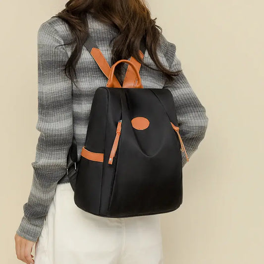 Medium PU Shoulder Bag with Multiple Pockets and Breathable Lining