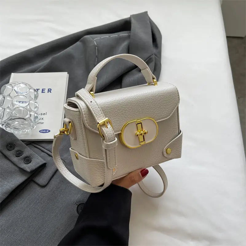 Medium PU Shoulder Bag with Nylon Lining and Multiple Color Options