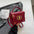 Medium PU Shoulder Bag with Nylon Lining and Multiple Color Options - Red