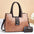 Medium PU Shoulder Bag with Three Dimensional Outer Pocket and Zipper - Pink