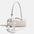 Medium PU Square Handbag with Urban Simplicity in Pink White or Black - White