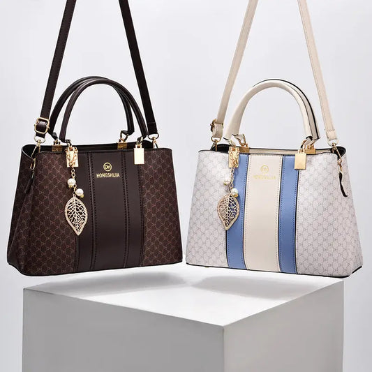Medium PU Suitcase with Cotton Lining and Outer Slit Pocket