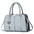 Medium PU Suitcase with Multiple Pockets in Assorted Colors - Gray