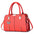 Medium PU Suitcase with Multiple Pockets in Assorted Colors - Red