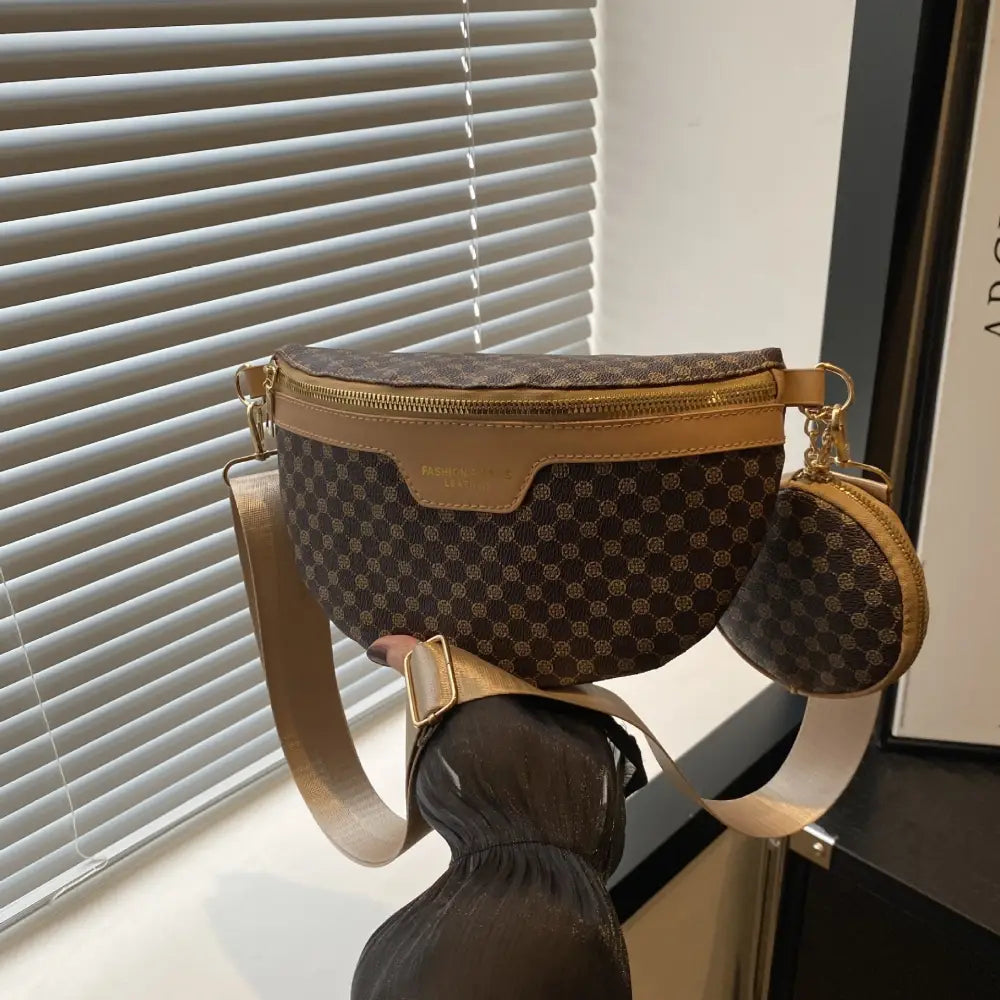 Medium Soft PU Shoulder Bag with Multiple Pockets and Street Trend Design