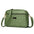 Medium Soft PU Travel Suitcase with Zippered Compartments - Army Green
