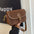 Messenger Bag with Single Shoulder Strap in Wine Red Brown and Light Brown - Light Brown