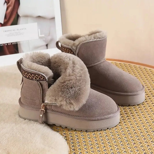 Mid-Top Solid Color Shoes with Injection Molded Sole