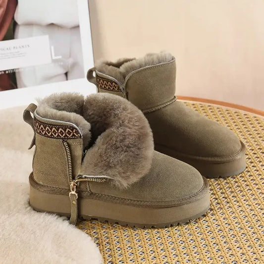 Mid-Top Solid Color Shoes with Injection Molded Sole