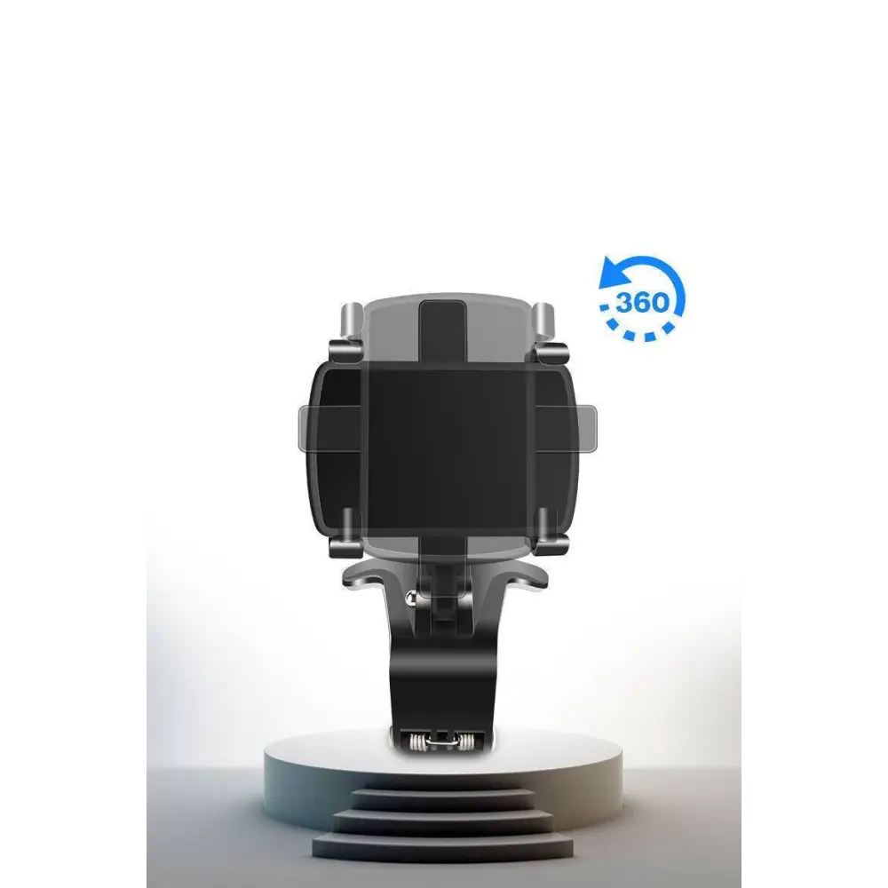 Mobile Phone Holder for Car Dashboard with 360 Degree Rotation Black 5