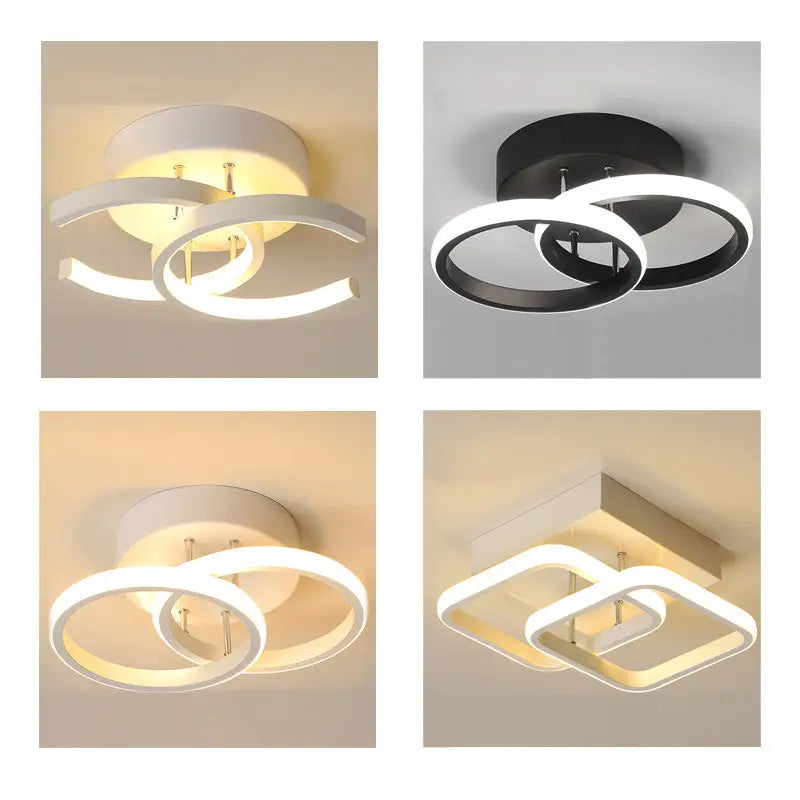 Modern Ceiling Light for Home and Commercial Spaces Multiple Color Options