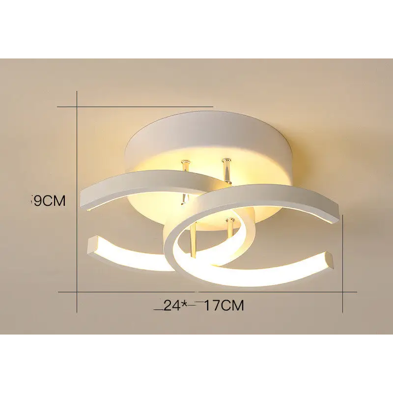Modern Ceiling Light for Home and Commercial Spaces Multiple Color Options White Light / GT162 White