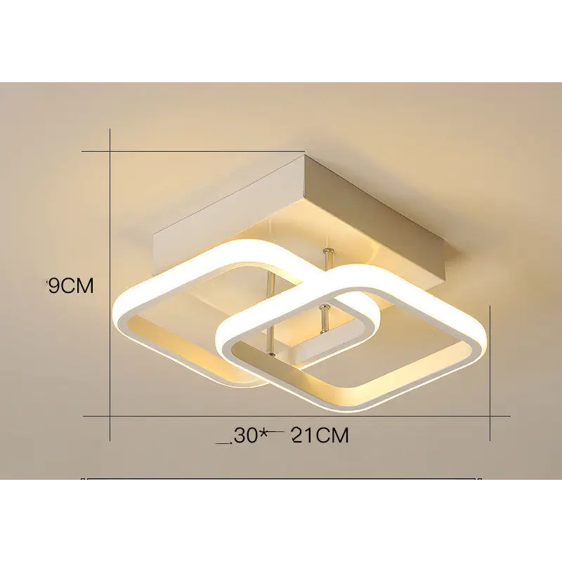 Modern Ceiling Light for Home and Commercial Spaces Multiple Color Options White Light / GT161 White