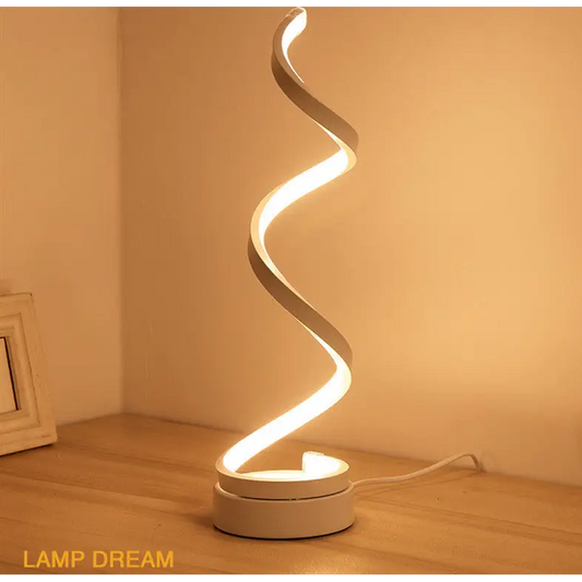 Modern LED Acrylic Lamp with Adjustable Three Color Dimming