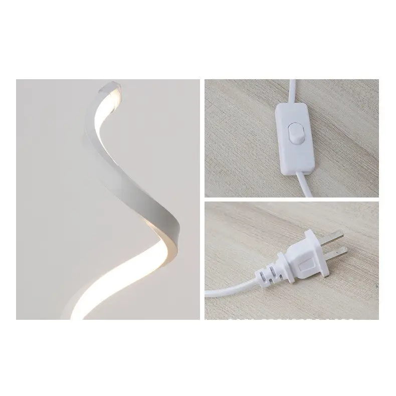 Modern LED Acrylic Lamp with Adjustable Three Color Dimming