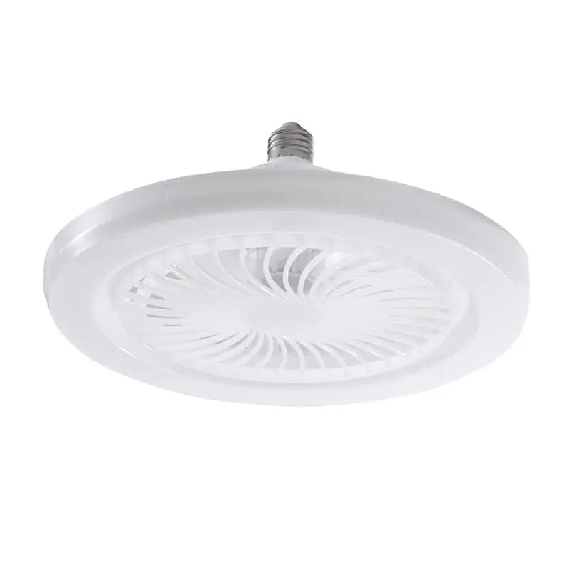 Modern White ABS Ceiling Fan with Light and Remote Control Options