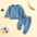 MonoAlphaEmbroid Set - Blue / 70cm
