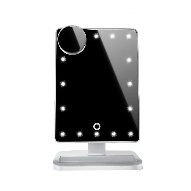 Multifunctional Makeup Mirror with Bluetooth Speaker and Magnifying Glass