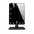Multifunctional Makeup Mirror with Bluetooth Speaker and Magnifying Glass Black