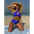 New Solid Color Sexy High Waist Tube Top Split Bikini - Blue / S