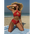 New Solid Color Sexy High Waist Tube Top Split Bikini - Red / S