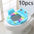 Non Slip Adjustable Baby Seat with Soft Burr Free PP Material Blue 10pcs