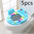 Non Slip Adjustable Baby Seat with Soft Burr Free PP Material Blue 5pcs