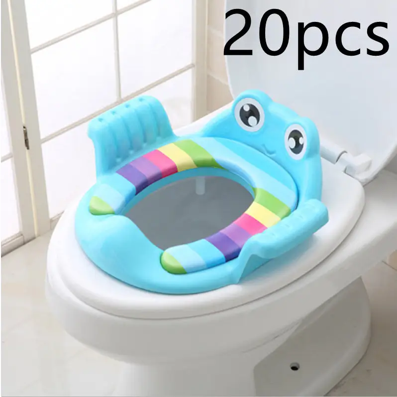 Non Slip Adjustable Baby Seat with Soft Burr Free PP Material Blue 20pcs