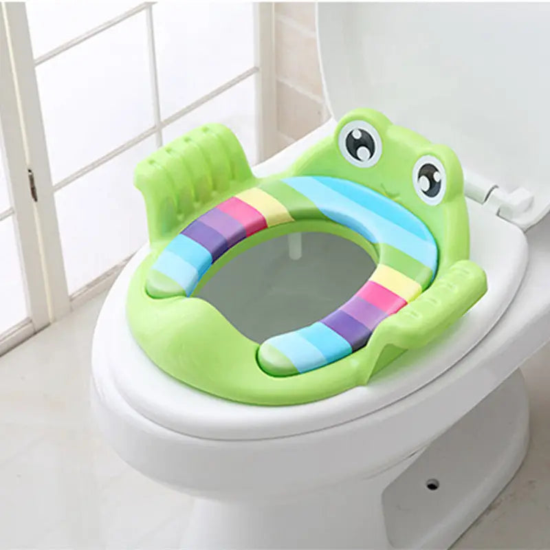 Non Slip Adjustable Baby Seat with Soft Burr Free PP Material Green