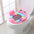 Non Slip Adjustable Baby Seat with Soft Burr Free PP Material Pink