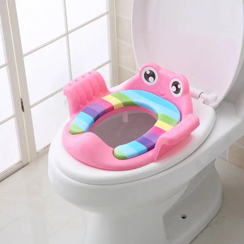 Non Slip Adjustable Baby Seat with Soft Burr Free PP Material Pink