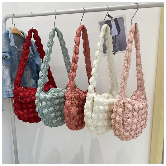 Nylon Daily Outer Bag with Soft Lining and Multiple Color Options