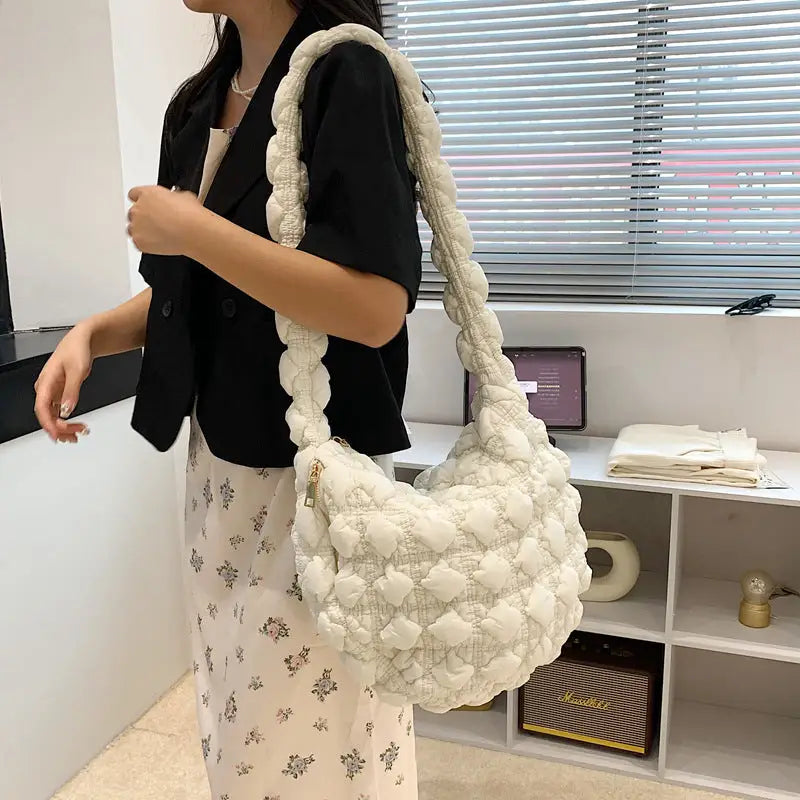 Nylon Daily Outer Bag with Soft Lining and Multiple Color Options