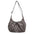 Nylon Horizontal Square Bag with Three Dimensional Pocket and Phone Compartment - Gray