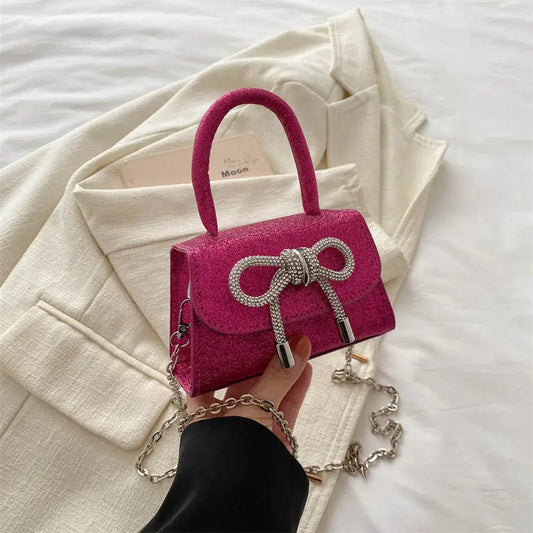 Nylon Lined Soft PU Square Bag with Internal Zipper and Sandwich Pocket